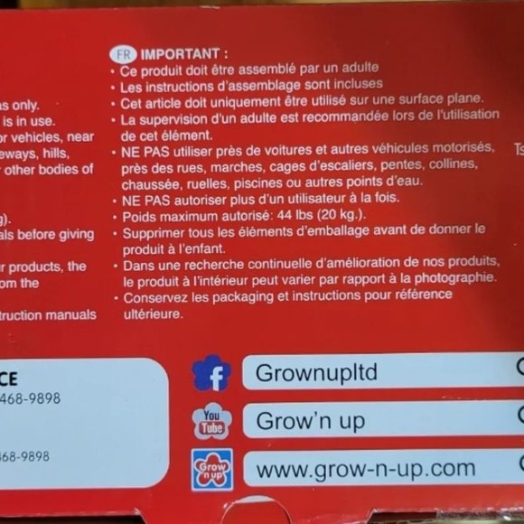 Grow N' Up Smart Start Bike With Easy Grip Handles Kids Ages 18-36 Months - Picture 5 of 5